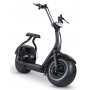 Elscooter Fatbike - Svart 1000W + Reflexsele