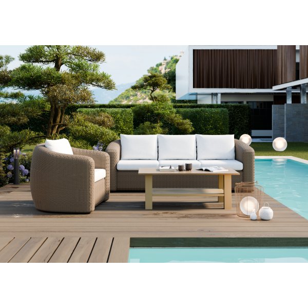 Malibu XL Loungegrupp - Nature / Beige