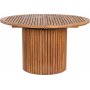 Salt� runt f�rl�ngningsbart matbord i teak �115 + 40 cm