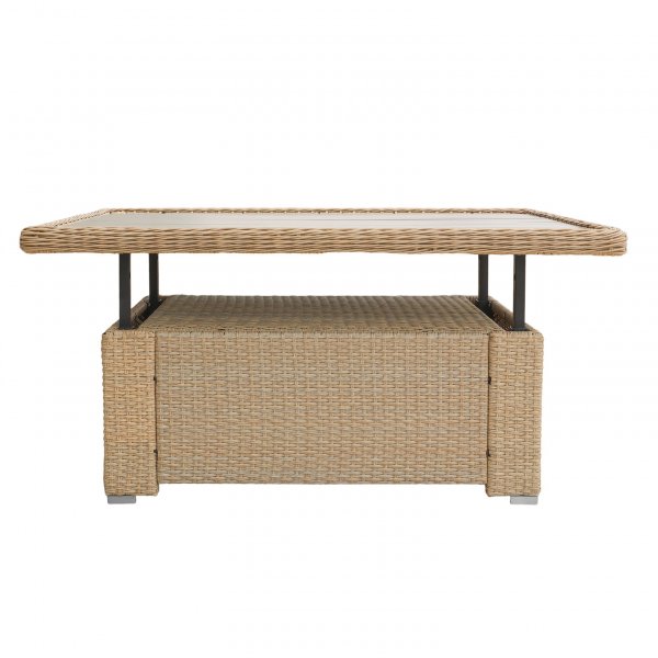 Bj�rred soffgrupp med lift-up bord