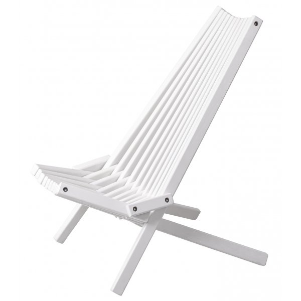 Calcutta solstol med nackkudde - Vit