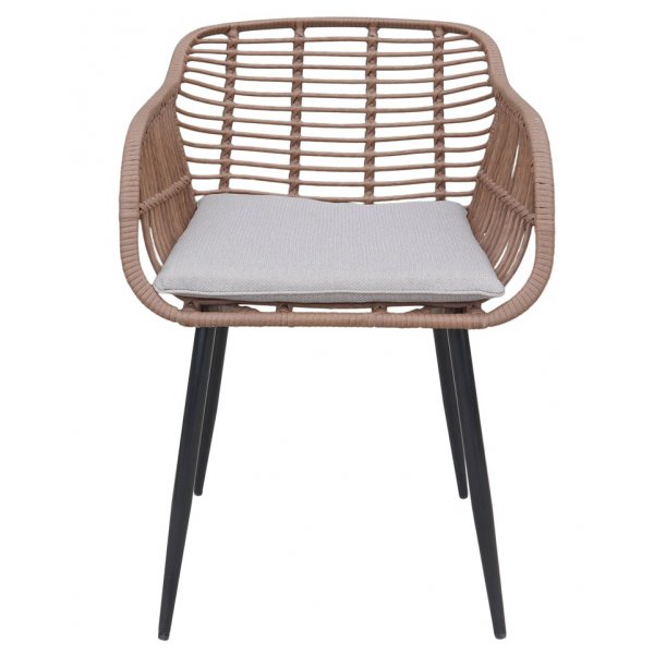 Balkongset med 2 stolar och ett bord