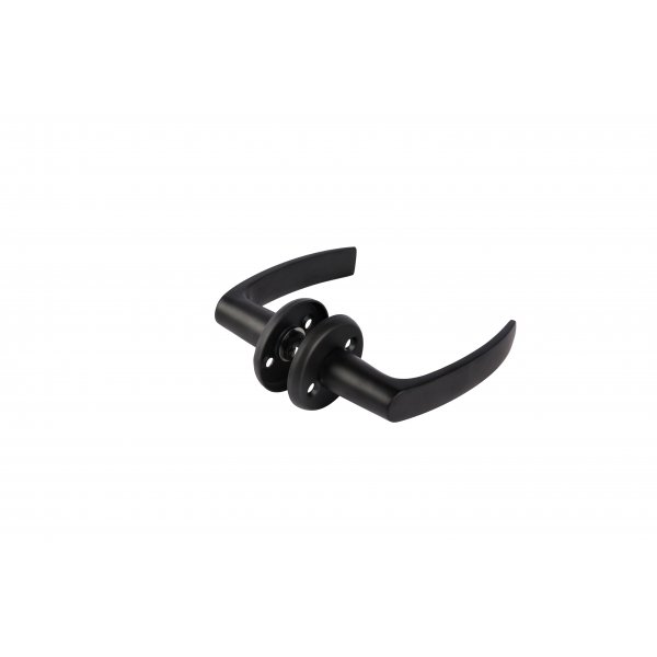 Dörrhandtag 002B inkl. nyckelskylt - Mattsvart Dörrhandtag 002B inkl. nyckelskylt - Mattsvart