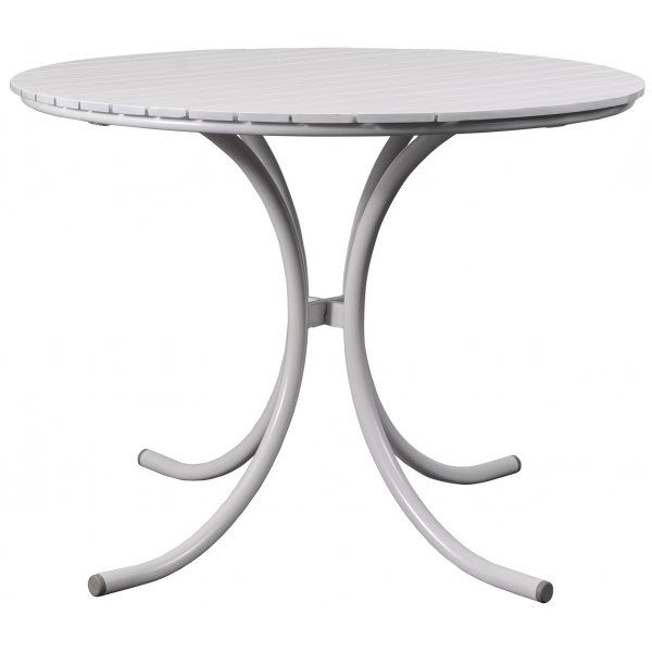 Holmsund runt utebord 103 cm - Vit Holmsund runt utebord 103 cm - Vit