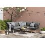 Lifestyle Garden Ipanema utegrupp med h�rnsoffa och bord - Gr�