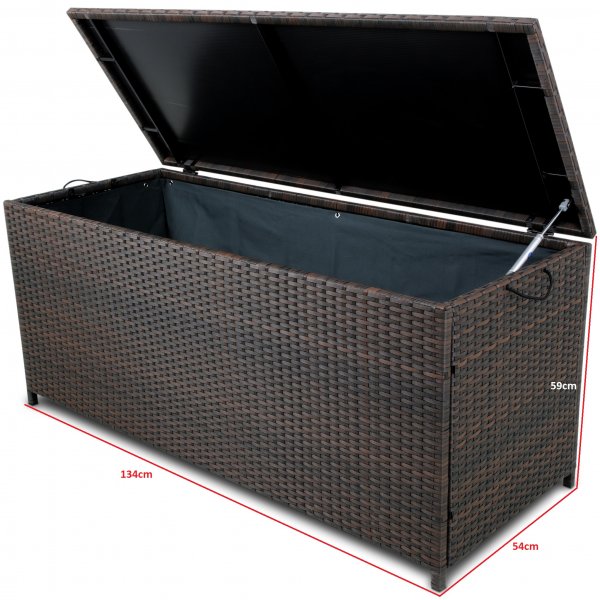 Alma dynbox brun konstrotting