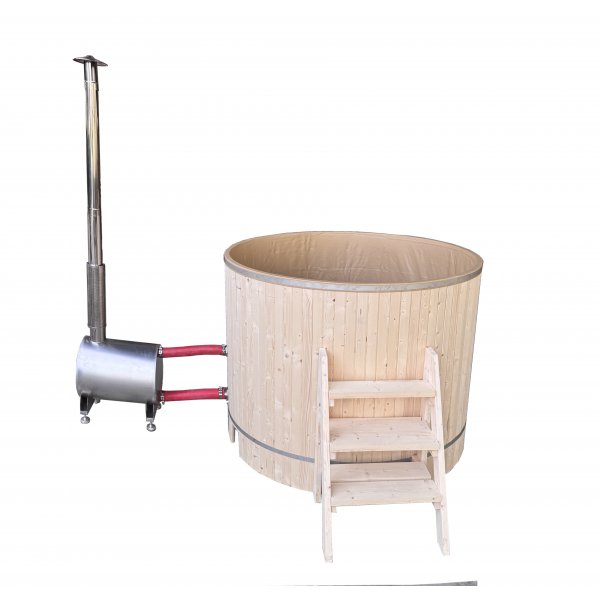 Badtunna f�r 4-6 personer med elduppv�rmning - �180 cm