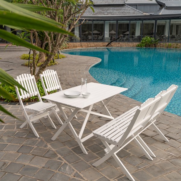 Hav�ng utesoffa - Vit