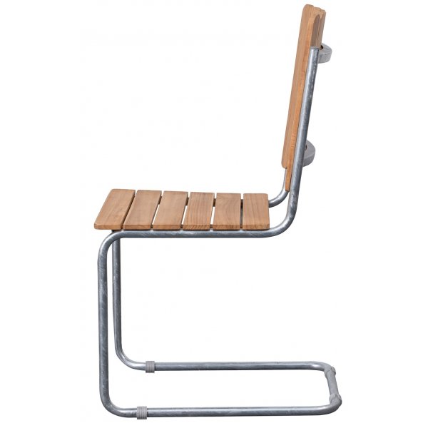 Möllan stapelbar stolar - Teak / Galvaniserat stål Möllan stapelbar stolar - Teak / Galvaniserat stål