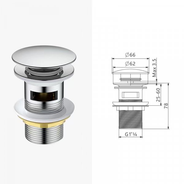 Silventil Nordlund - Krom