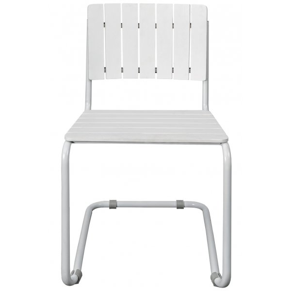 Holmsund stapelbar stol utan armst�d - Vit
