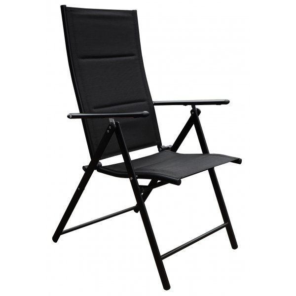 Asta svart positionsstol vadderad