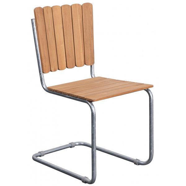 Möllan stapelbar stolar - Teak / Galvaniserat stål Möllan stapelbar stolar - Teak / Galvaniserat stål