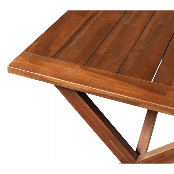 Oxford - Brunbetsat träbord 220cm Oxford - Brunbetsat träbord 220cm