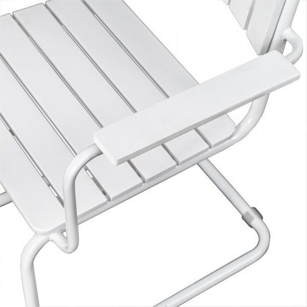 Holmsund stol med armst�d - Vit