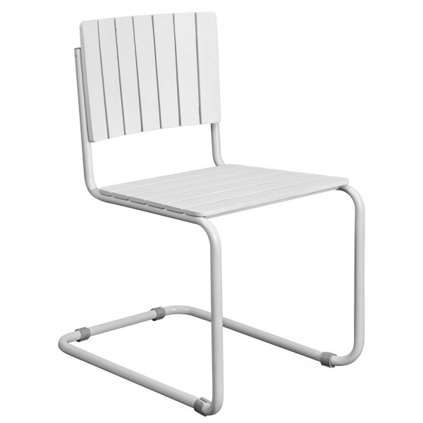 Holmsund stapelbar stol utan armst�d - Vit