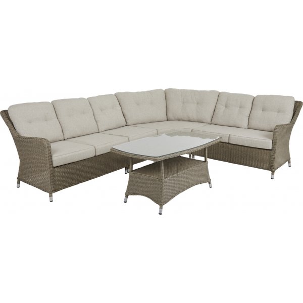 Vinga utesoffgrupp - H�rnsoffa med bord | Natur