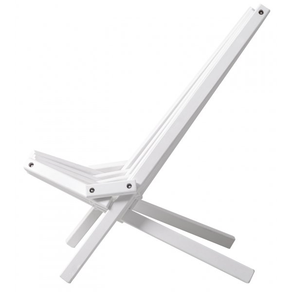 Calcutta solstol med nackkudde - Vit